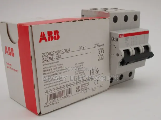 Brand New 63A MCB Triple Pole - 1
