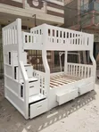 Double Decker Bunk Bed with Storage - Brand New - 1