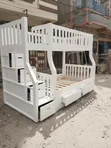 Double Decker Bunk Bed with Storage - Brand New - 2