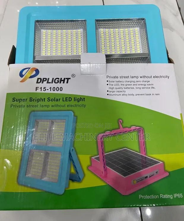 DP LIGHT F15-1000 Mwanga wa Juu wa Solar LED - 1