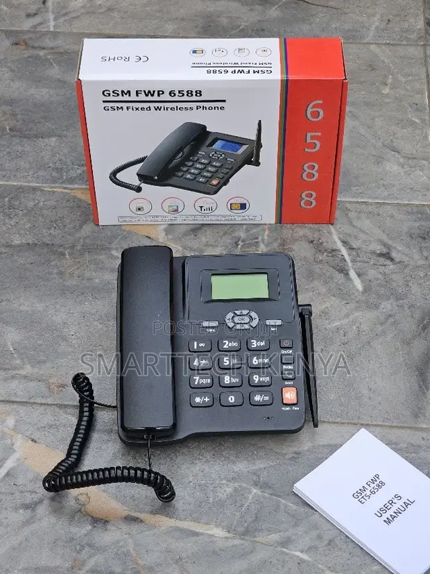 GSM 6588 Wireless Deskphone - Compatible with All Networks - 1
