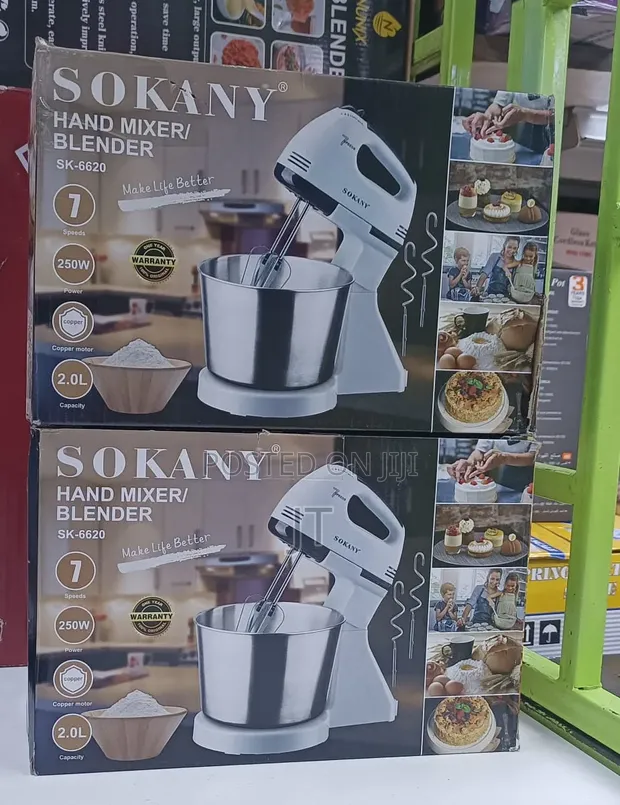 Sokany SK-6620 2-in-1 Stand and Hand Mixer - 1
