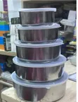 5pcs Stainless Steel Fresh Storage Box Set - 2