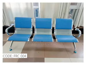 3-Link Unpadded Waiting Chair