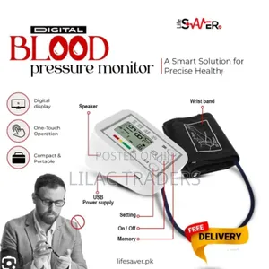Digital Arm-Wrap Blood Pressure Monitor - Dual Power