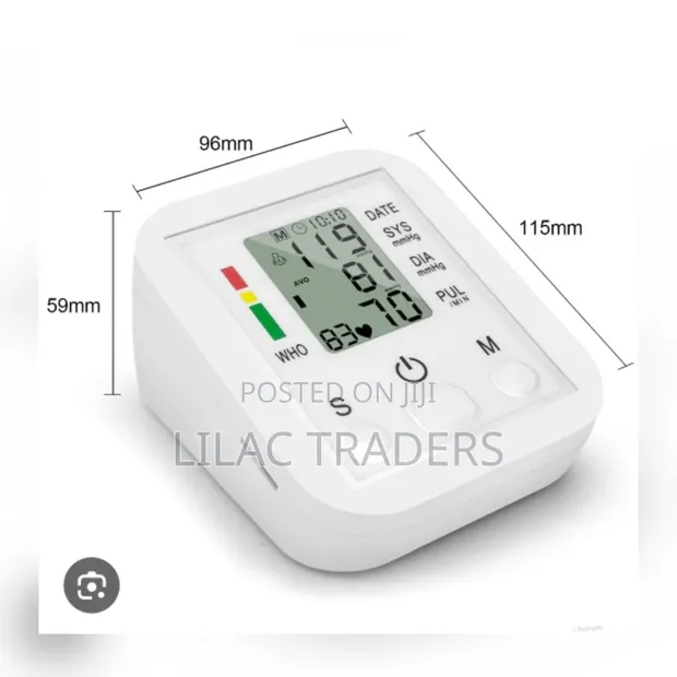 Digital Arm Blood Pressure Monitor - USB/Battery Powered - 1