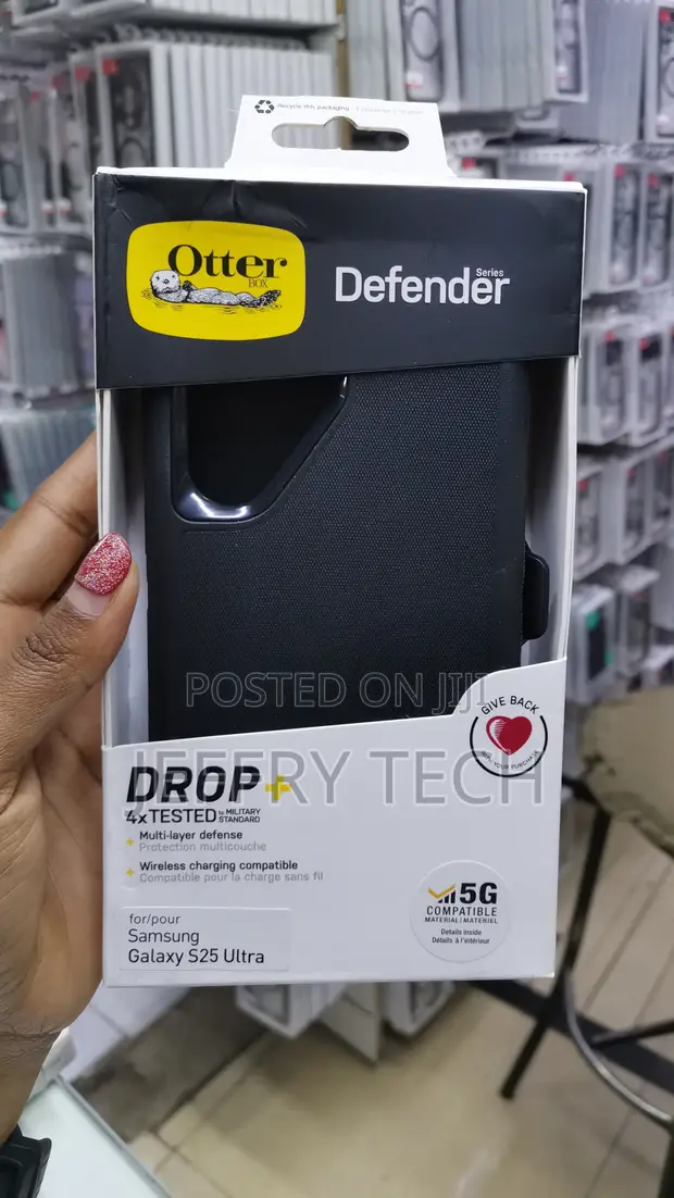 OtterBox Defender Series Case for Samsung Galaxy S25 Ultra - Black - 1