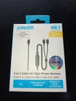 Anker 2-in-1 USB-C to USB-C Cable (4ft, 140W) - 1