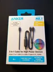 Anker 2-in-1 USB-C to USB-C Cable (4ft, 140W) - 2