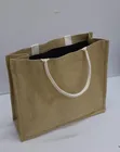 Alba Handbags Linen Reusable Jute Shopping Bags - 1