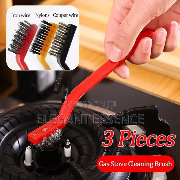 3-Piece Mini Wire Brush Cleaning Tool Kit - 1