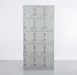 15-Compartment Metallic Storage Locker Cabinet - 1