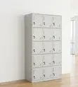 15-Compartment Metallic Storage Locker Cabinet - 2
