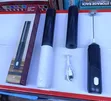 Electric Milk Frother - USB Rechargeable, 3 Speeds - 1