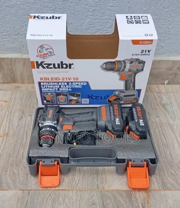 Kzubr KBLEID-21V-10 Brushless Cordless Drill - 1