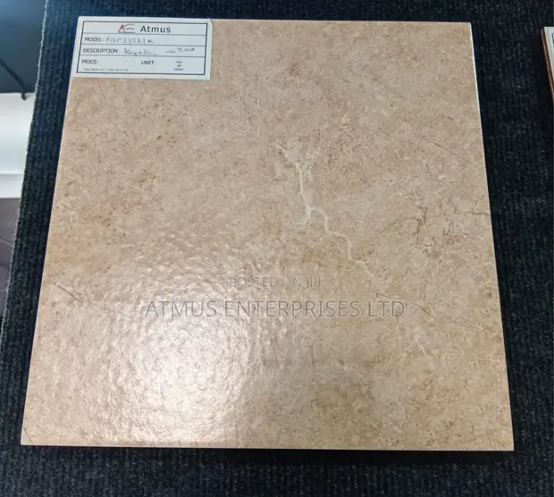 Twyford FGP33781K Ceramic Floor Tile 30x30cm Matt Beige - 1