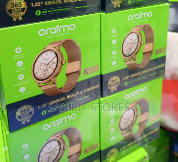 Oraimo Watch Muse Smartwatch - 140+ Sports Modes - 1