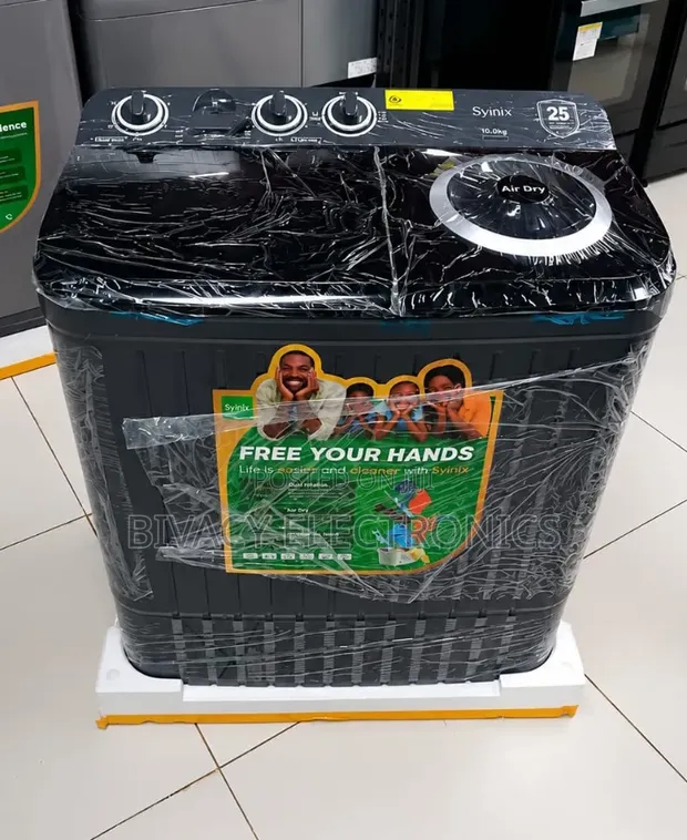 Syinix Twin Tub Top Load Washing Machine 10kg - 1