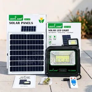 200W LED Solar Flood Light Outdoor Security Lamp