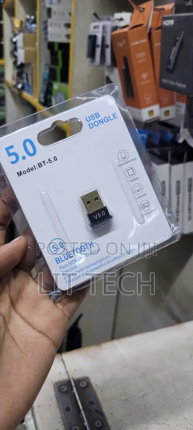 Bluetooth 5.0 USB Dongle (BT-5.0) for Wireless Connectivity - 1