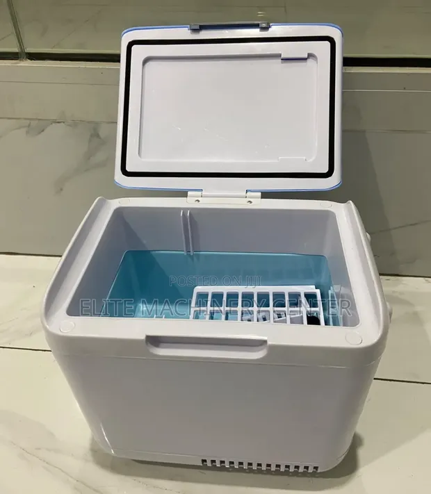 Blue Portable Mini Fridge / Car Cooler Box - 1