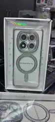 Luxury Bling Diamond MagSafe Clear Case for Xiaomi Redmi Note 14 Pro - 2