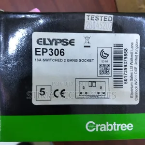 Crabtree Twin Socket