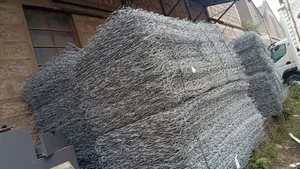 Heavy-Duty Galvanized Gabion Boxes - 2m x 1m x 1m