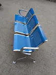 Boss Office Products Unpadded Link Chair - 1