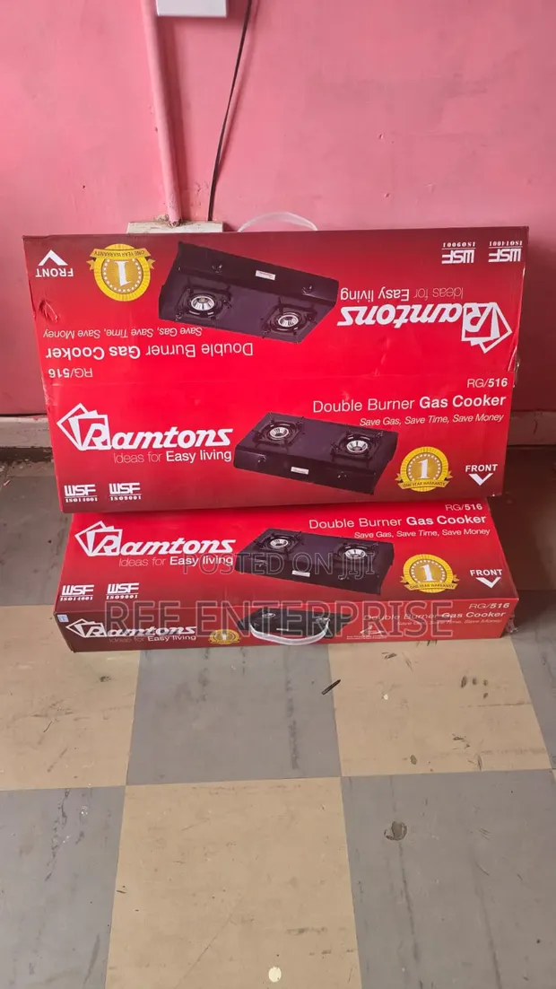 Ramtons RG/516 Double Burner Gas Cooker - 1