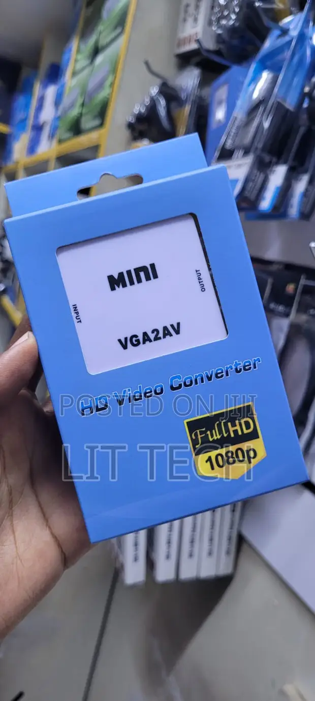 Mini VGA to AV HD Video Converter 1080p - 1