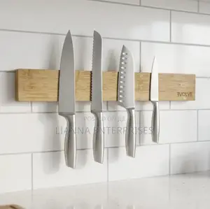 Wooden Wall Knife Holder - Magnetic