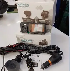 3-in-1 Dashcam: Front, Inside, Rear Recording