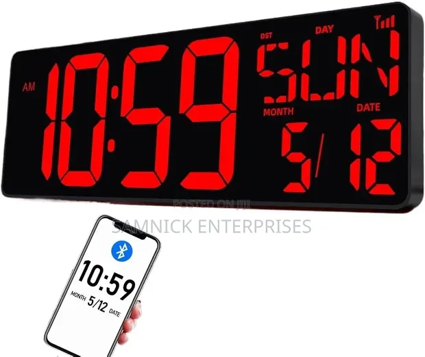 Large Digital Gym Clock - 1