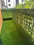 Fenzi za bandia za kijani kwa balcony - 2