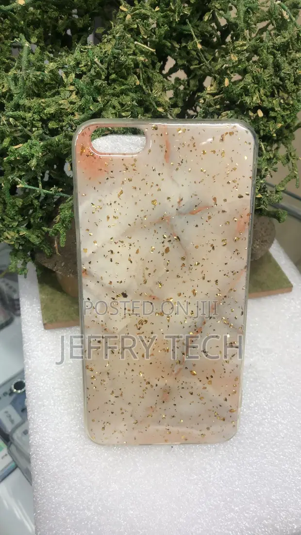 iPhone 6 Marble Texture Case with Gold Foil - 1