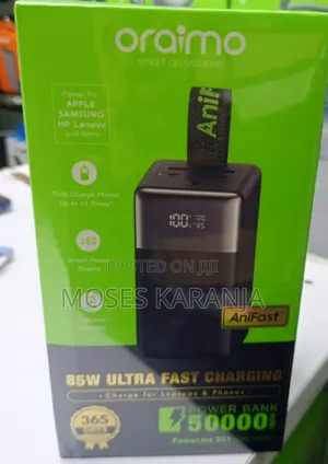 Oraimo PowerBox 500 50,000mAh Power Bank Portable