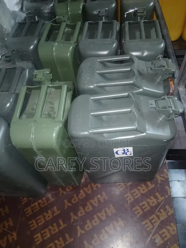 20L Metallic Fuel Can Jerrycan - 1