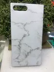 Square-Edged Black Marble Case for iPhone 15 Pro - 2