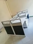 White Black 4-Way Working Station - 3