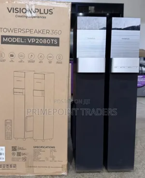 Vision Plus VP2060TS 240W Tower Speaker - Black