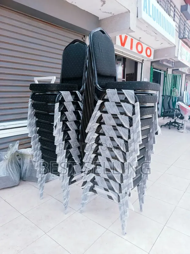 Brand New Boss Office Products Banquet Chairs (Black) - 1