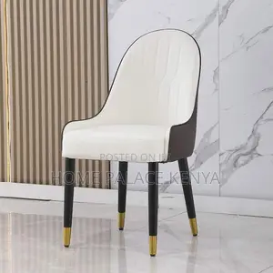 High Quality Dining Chair - Brown Leather