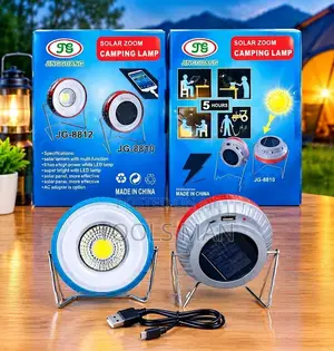 Rechargeable Solar Zoom Camping Lamp - Jingguang JG-8810