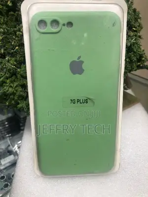 Light Green Liquid Silicone Case for Apple iPhone 7 Plus