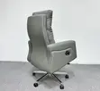 Executive High Back Swivel Office Chair - Gray - 4