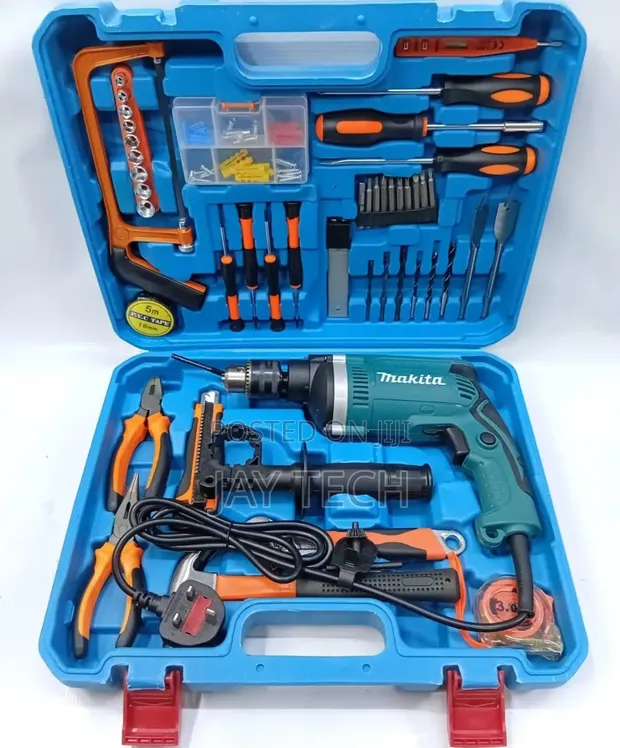Makita 710W Electric Impact Hammer Drill - 1