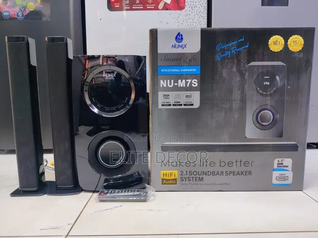 Nunix M7S 2.1 Soundbar with Woofer - 1
