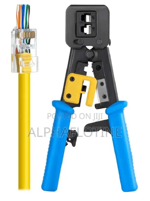 3-in-1 RJ45 Pass-Through Crimping Tool - 1