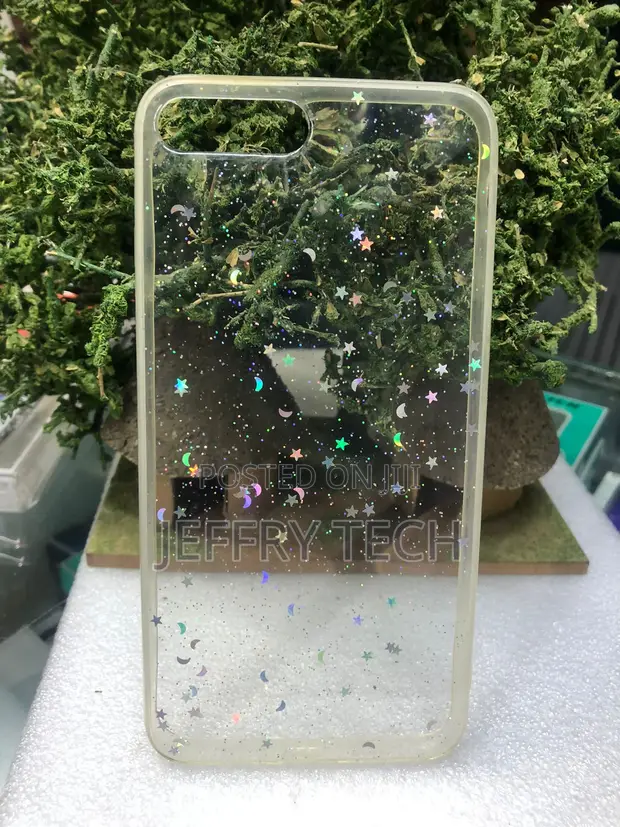 Clear Glitter Star Phone Case for iPhone 6/6S/7 Plus - 1